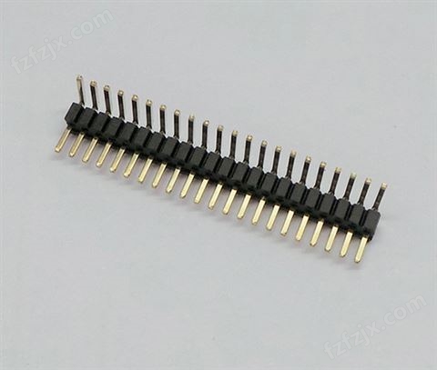 1.27mm间距排针连接器 单排 弯针
